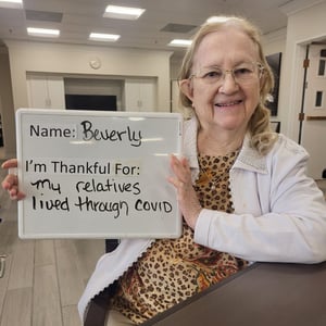 beverly of the Woodmark shares her thanks