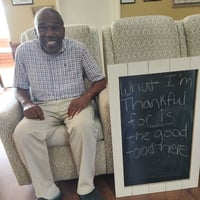 a peoria senior gives thanks