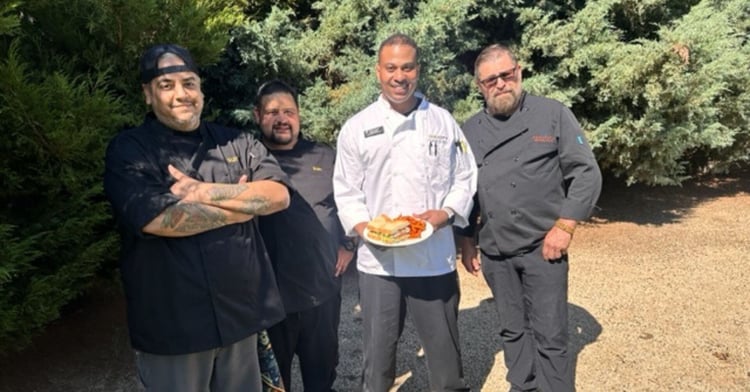 chef sharif Tyler and the culinary team at Sun City Gardens senior living community