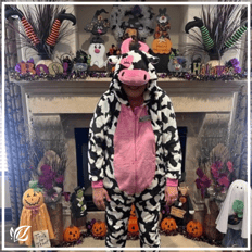 cow costume for Halloween