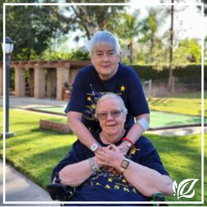 Couple Chris and Mary of West Park senior living 