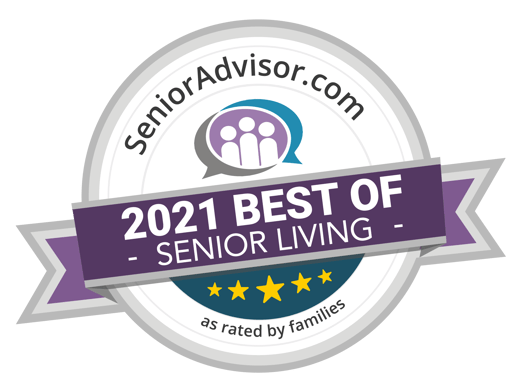 senior advisor 2021 best of senior living award