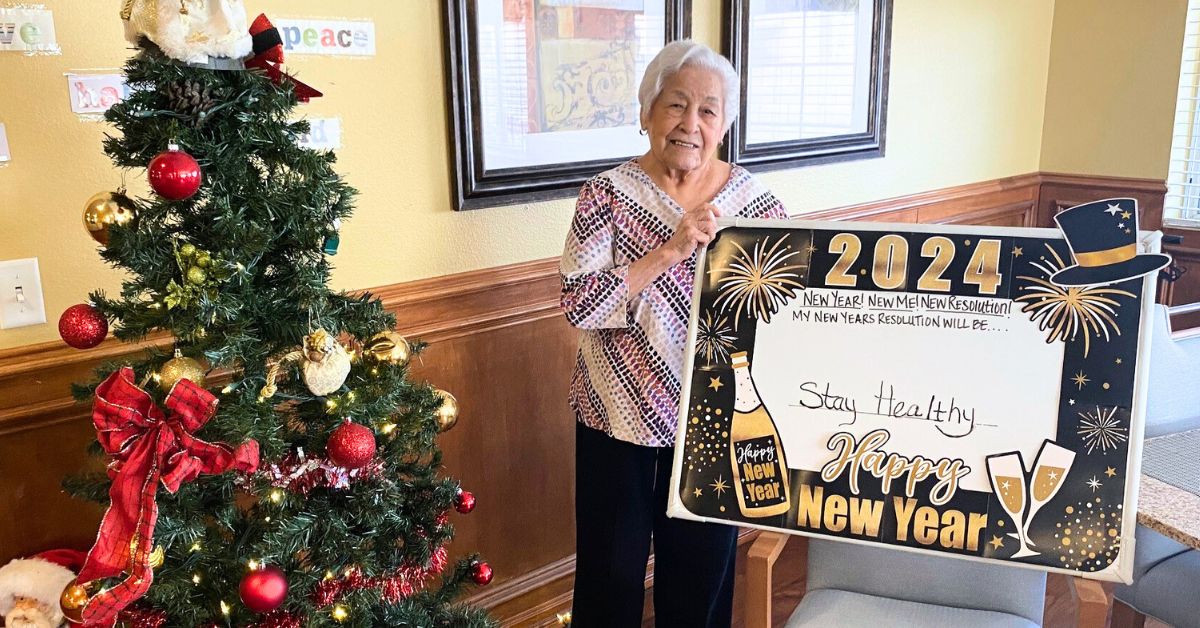 New Years resolutions for residents of pacific senior living blog header