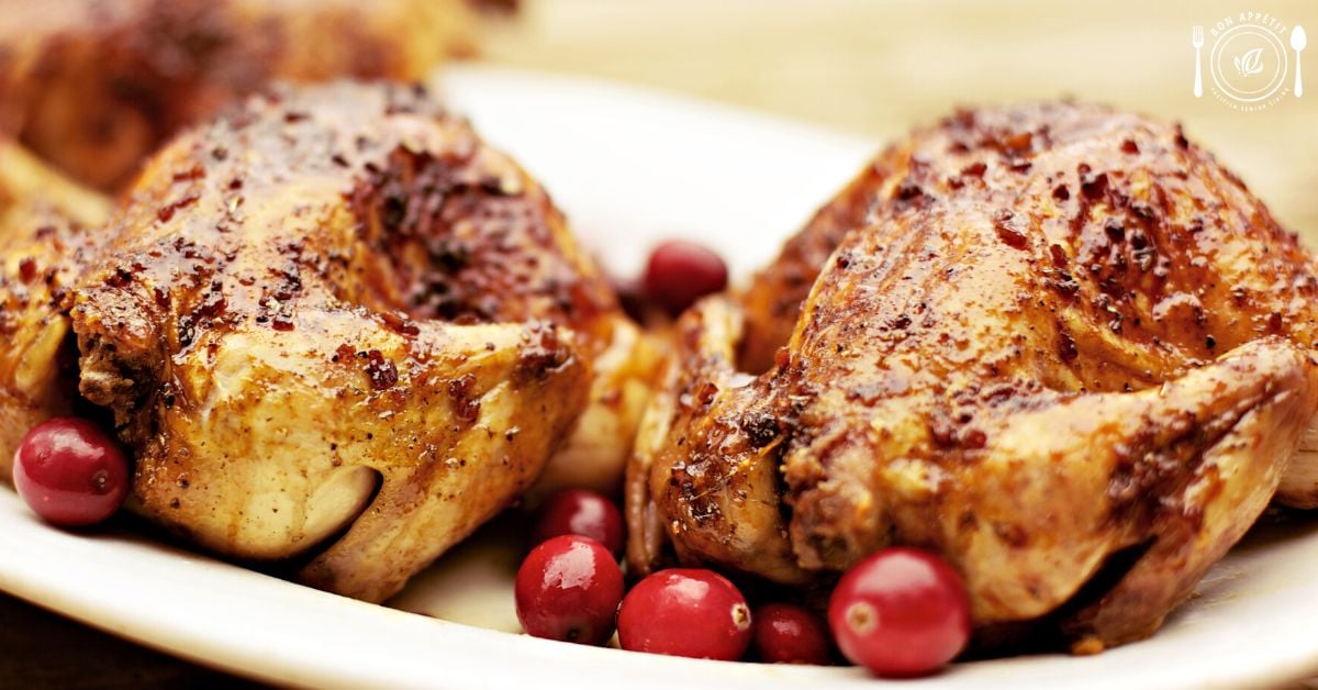 roasted hen recipe blog header