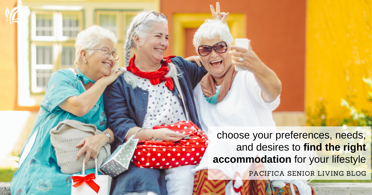 Explore Pacifica Senior Living's Care Levels